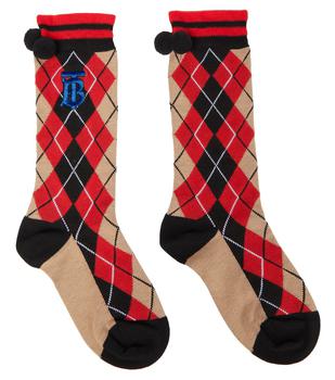 Burberry | Argyle-knit socks商品图片,