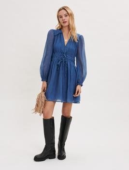 maje正品, Maje | Voile dress with fitted waist商品图片 6折