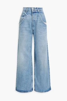 EB DENIM | Outpost high-rise wide-leg jeans,商家THE OUTNET US,价格¥765