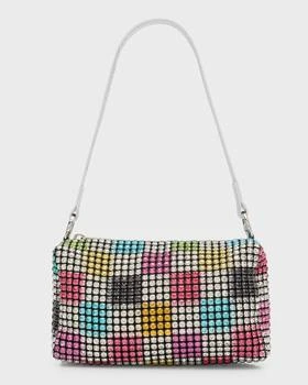 推荐Girl's Rainbow Checkered Jeweled Bag商品