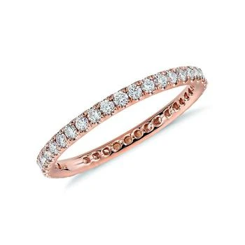 Suzy Levian | Suzy Levian 14K Rose Gold 1/2 ct TDW Diamond Eternity Band Ring,商家Premium Outlets,价格¥5192