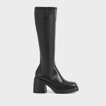 Vagabond | Vagabond Brooke Stretch Leather Heeled Knee High Boots商品图片,额外6.8折, 额外六八折