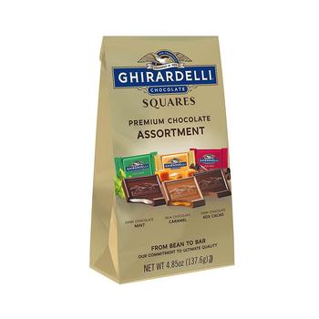 商品Ghirardelli Chocolate Squares, Premium Chocolate Assortment - Case of 6 - 4.85 OZ图片