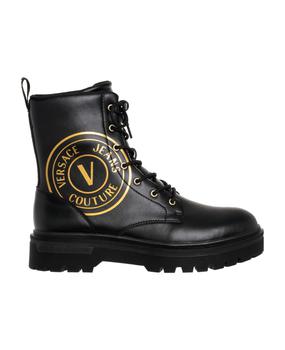 Versace | Syrius V - Emblem Leather Ankle Boots商品图片,