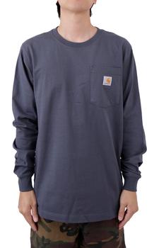 美国卡哈特, Carhartt | (105425) Relaxed Fit Heavyweight L/S Pocket Crafted Graphic T-Shirt商品图片 