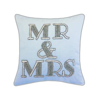 商品Celebrations Pillow Beaded "Mr & Mrs"图片