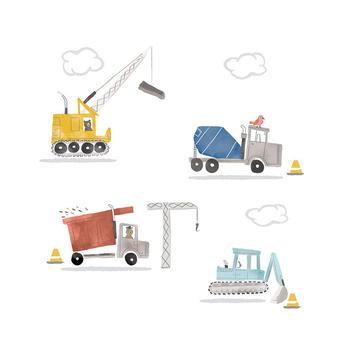 商品Bedtime Originals | Construction Zone Trucks Wall Decals/Stickers,商家Macy's,价格¥122图片