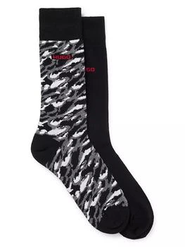 推荐Two-Pack Of Regular-Length Socks With Logo Detail商品