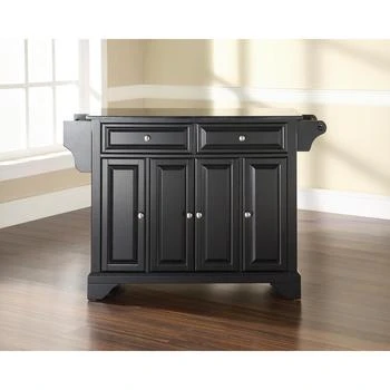 Crosley Furniture | Lafayette Granite Top Full Size Kitchen Island/Cart Black/Black,商家Premium Outlets,价格¥5447