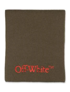 Off-White | Off-White Bookish Logo Embroidered Scarf 4.9折, 独家减免邮费