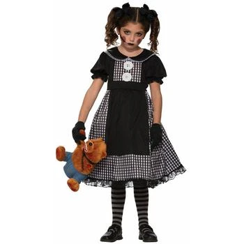 BuySeasons | Big Girl's Child Dark Rag Doll Costume,商家Macy's,价格¥270