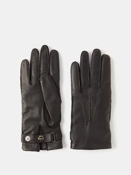 Dents | Rushton cashmere-lined leather gloves,商家MATCHES,价格¥1121