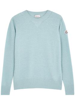 更多蒙克莱, Moncler | Light blue wool and cashmere-blend jumper商品图片 