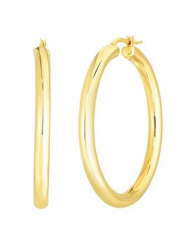 商品Roberto Coin | 18K Yellow Gold Classico Oro Polished Hoop Earrings,商家Bloomingdale's,价格¥13219图片