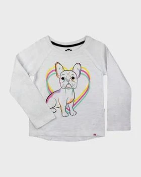 推荐Girl's Adler Graphic Dog T-Shirt, Size 2-12商品