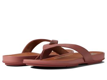 FitFlop | Gracie Leather Flip-Flops商品图片,7.6折