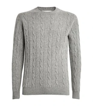 推荐Cashmere Cable-Knit Sweater商品