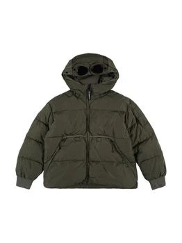 C.P. Company | Poly Hooded Down Jacket W/goggles,商家LUISAVIAROMA,价格¥3195