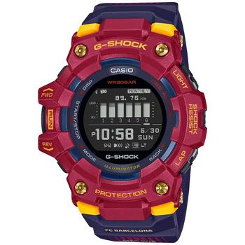 G-Shock | Men's Digital FC Barcelona Multicolor Resin Strap Watch 49mm商品图片,