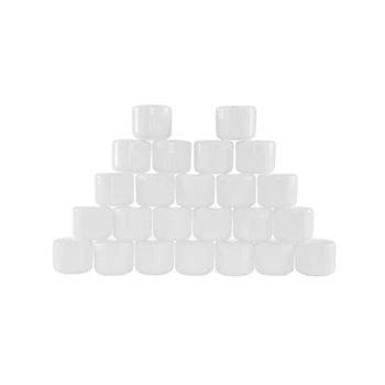 Trademark Global | 2 Ounce Plastic Jar Containers, 24 Pack of Storage Jars with Inner and Outer Lid by Stalwart,商家Macy's,价格¥124