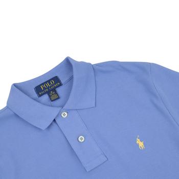 Blue Pony Logo Slim Fit Polo Shirt,价格$33.92