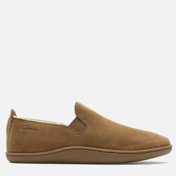 Clarks | Clarks Home Mocc Suede Slippers商品图片,