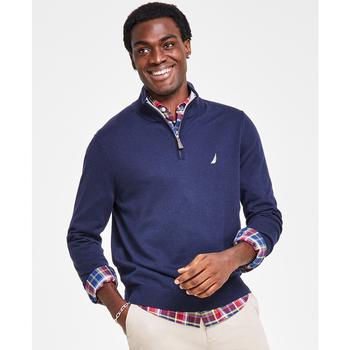 Men's Navtech Classic-Fit Solid Quarter Zip Sweater