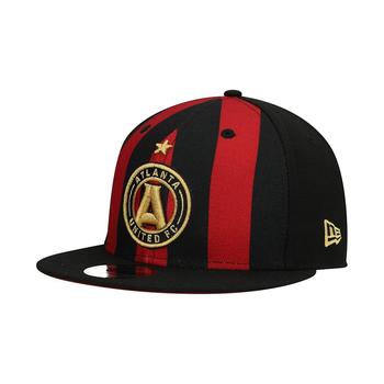 商品New Era | Men's Black Atlanta United FC 2020 Home Jersey Hook 9FIFTY Snapback Hat,商家Macy's,价格¥292图片