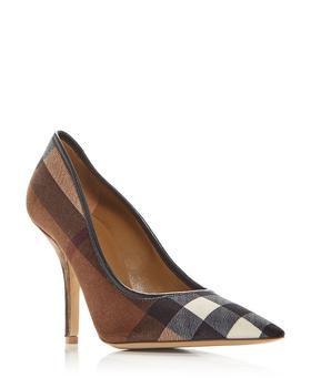 burberry鞋, Burberry | Women's Aubri Pointed Toe Pumps商品图片 