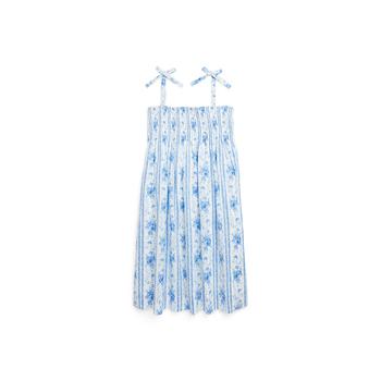 商品Ralph Lauren | Toddler and Little Girls Floral Print Smocked Batiste Dress,商家Macy's,价格¥131图片