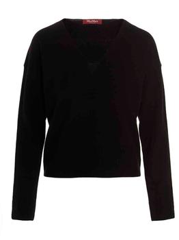 maxmara studio是什么牌子, Max Mara | Max Mara Studio V-Neck Knit Jumper商品图片 满2件减$5, 满减