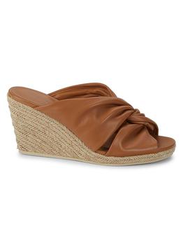 vince鞋, Vince | Sylvia Knotted Espadrille Wedge Sandals商品图片 3.5折起