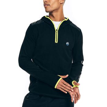 Nautica | Men's Competition Sustainably Crafted Quarter-Zip Hoodie商品图片,