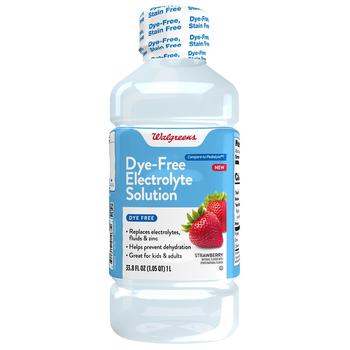 商品Walgreens | Dye-Free Electrolyte Solution Strawberry, Strawberry,商家Walgreens,价格¥43图片