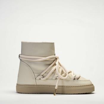 推荐Boot in White Leather Interior Furounds Sneakers商品