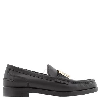 Fendi | Ladies Black Baguette Leather Loafers,商家Jomashop,价格¥4981