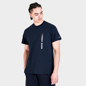 推荐Men's Tommy Jeans Vertical Logo T-Shirt商品