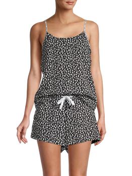 商品​2-Piece Leopard-Print Pajama Set,商家Saks OFF 5TH,价格¥146图片