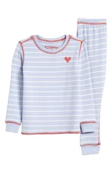PJ Salvage | Kids' Stripe Long Sleeve Fitted Pajamas,商家Nordstrom Rack,价格¥248