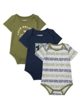 True Religion | Baby Boy's 3-Piece Logo Bodysuit Set 4.3折