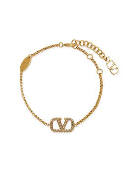 推荐Valentino Garavani VLogo gold-tone bracelet商品