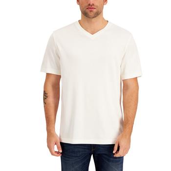 Alfani | Men's Relaxed Fit Supima Blend V-Neck T-Shirt, Created for Macy's商品图片,7.9折×额外7折, 额外七折