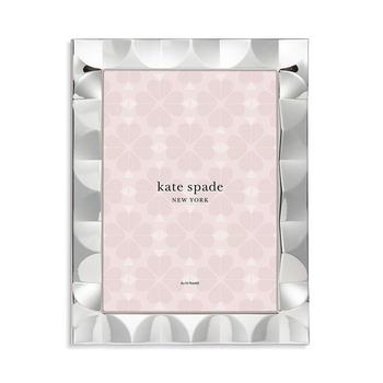 kate spade图片, Kate Spade | South Street Silver Scallop Frame, 8" x 10"商品图片 满$150享8.5折, 满折
