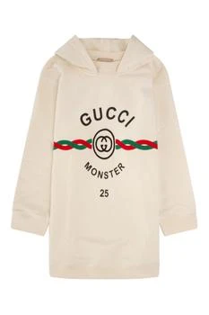 推荐Gucci Kids Logo Printed Long-Sleeved Hoodie商品