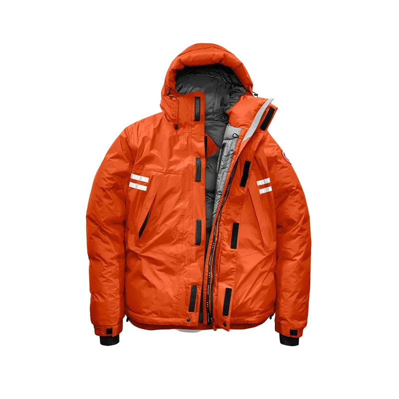 推荐CANADA GOOSE/加拿大鹅 经典款 Mountaineer系列 男士橙色防水面料派克大衣羽绒服商品