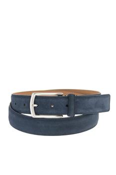 zegna皮带多少钱, Zegna | Ermenegildo Zegna Men's  Blue Other Materials Belt商品图片 