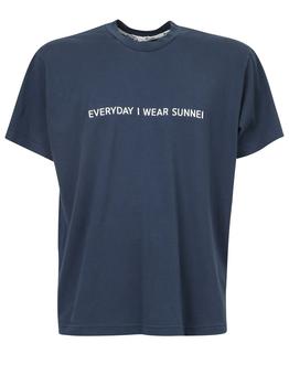 SUNNEI | Sunnei Slogan Printed Crewneck T-Shirt商品图片,5.8折