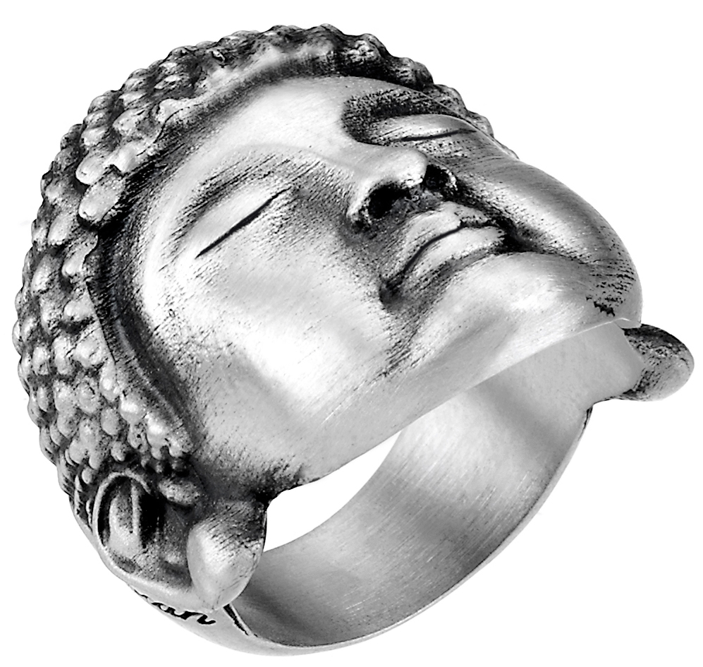 商品Silver buddha ring.图片