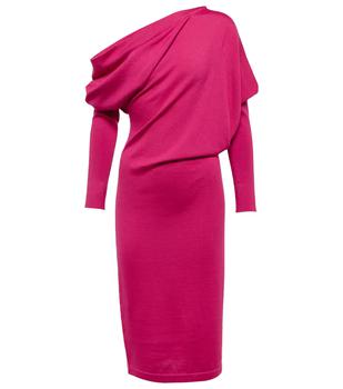 product Cashmere and silk off-shoulder midi dress image