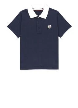 Moncler | Moncler Enfant Logo Patch Polo Shirt 9.6折